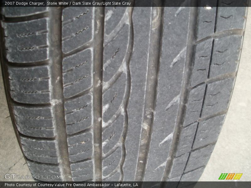 Stone White / Dark Slate Gray/Light Slate Gray 2007 Dodge Charger