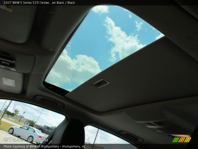 Jet Black / Black 2007 BMW 5 Series 525i Sedan