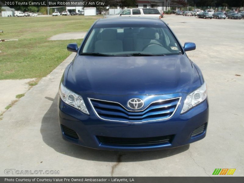 Blue Ribbon Metallic / Ash Gray 2010 Toyota Camry LE
