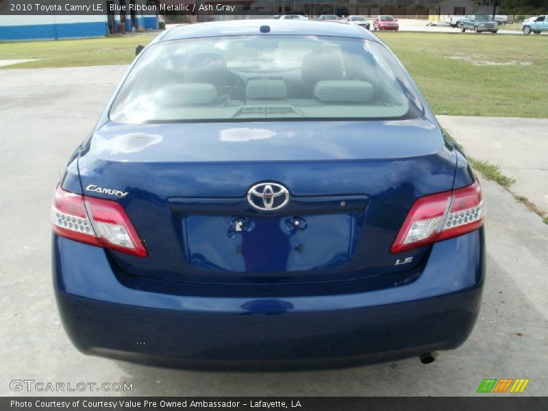 Blue Ribbon Metallic / Ash Gray 2010 Toyota Camry LE