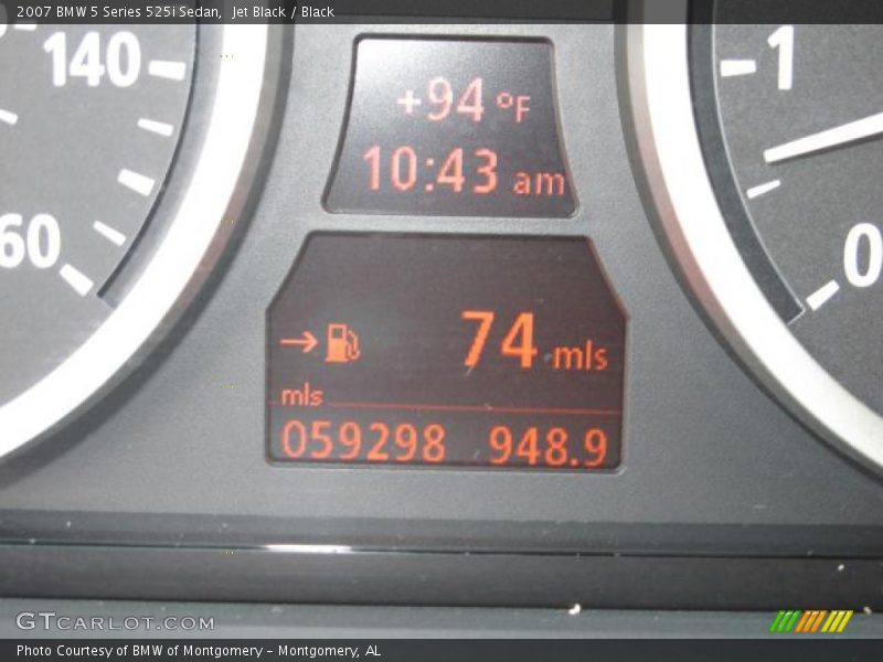 Jet Black / Black 2007 BMW 5 Series 525i Sedan