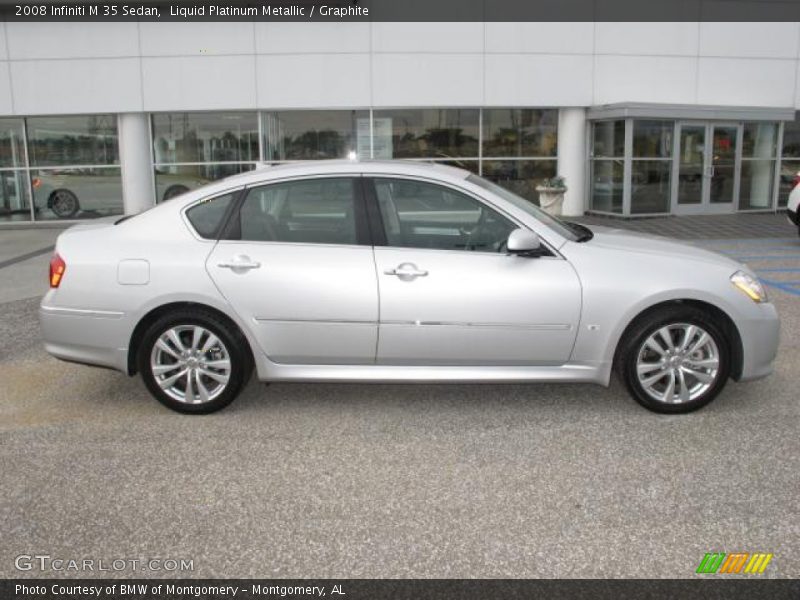 Liquid Platinum Metallic / Graphite 2008 Infiniti M 35 Sedan