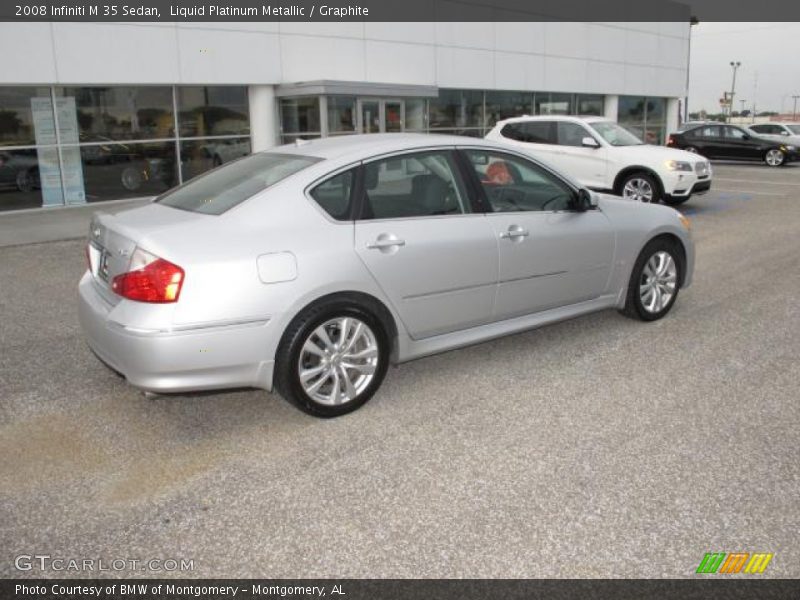 Liquid Platinum Metallic / Graphite 2008 Infiniti M 35 Sedan
