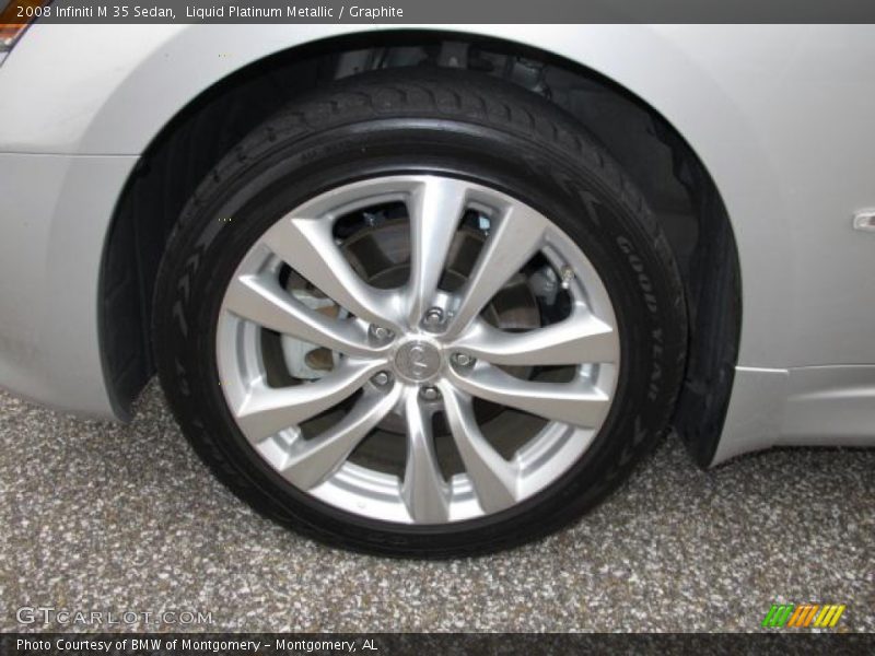 Liquid Platinum Metallic / Graphite 2008 Infiniti M 35 Sedan