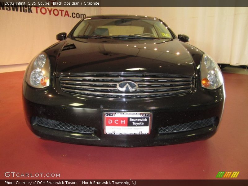 Black Obsidian / Graphite 2003 Infiniti G 35 Coupe