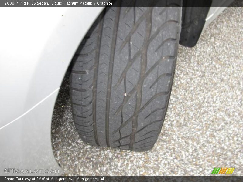Liquid Platinum Metallic / Graphite 2008 Infiniti M 35 Sedan