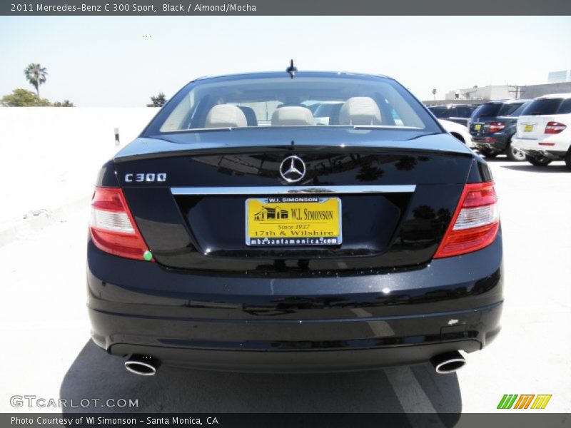 Black / Almond/Mocha 2011 Mercedes-Benz C 300 Sport