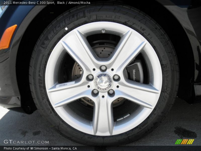 Black / Almond/Mocha 2011 Mercedes-Benz C 300 Sport