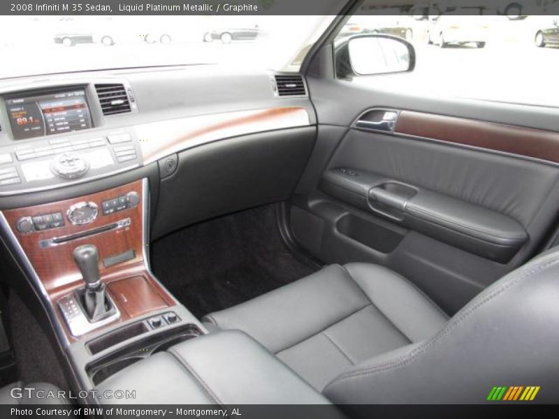 Liquid Platinum Metallic / Graphite 2008 Infiniti M 35 Sedan