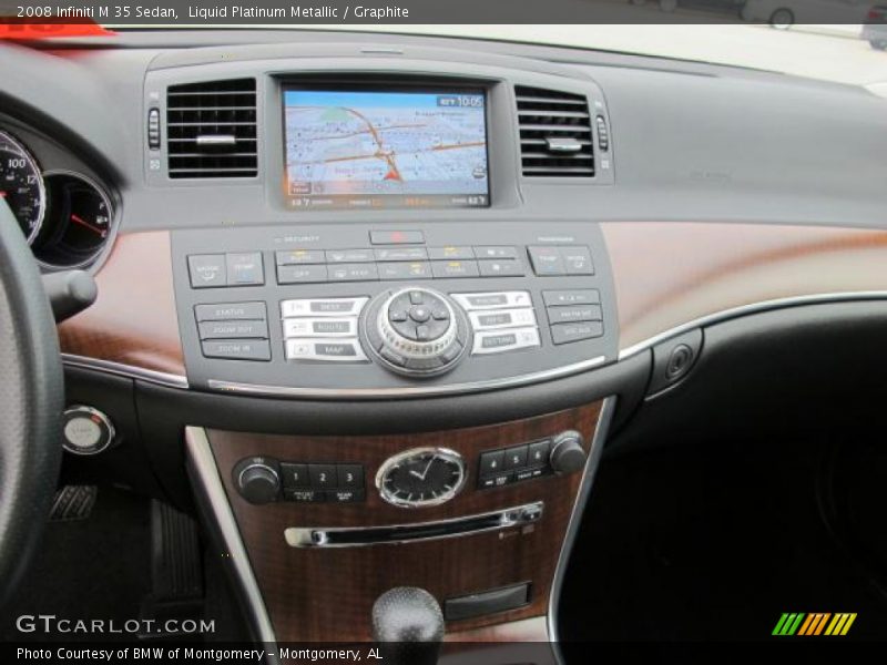 Liquid Platinum Metallic / Graphite 2008 Infiniti M 35 Sedan