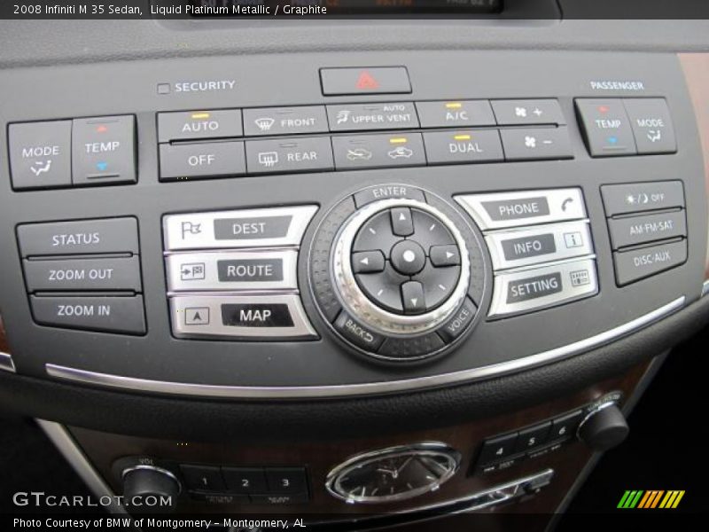 Liquid Platinum Metallic / Graphite 2008 Infiniti M 35 Sedan