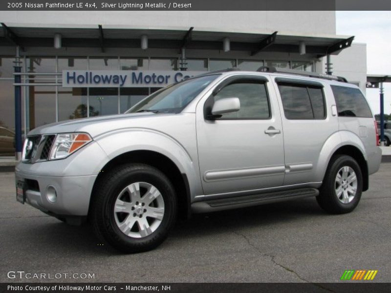 Silver Lightning Metallic / Desert 2005 Nissan Pathfinder LE 4x4