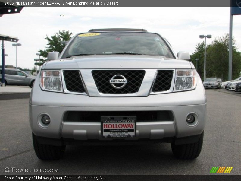 Silver Lightning Metallic / Desert 2005 Nissan Pathfinder LE 4x4