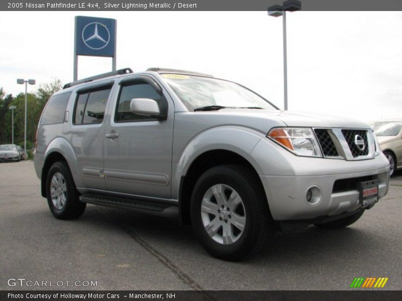 Silver Lightning Metallic / Desert 2005 Nissan Pathfinder LE 4x4
