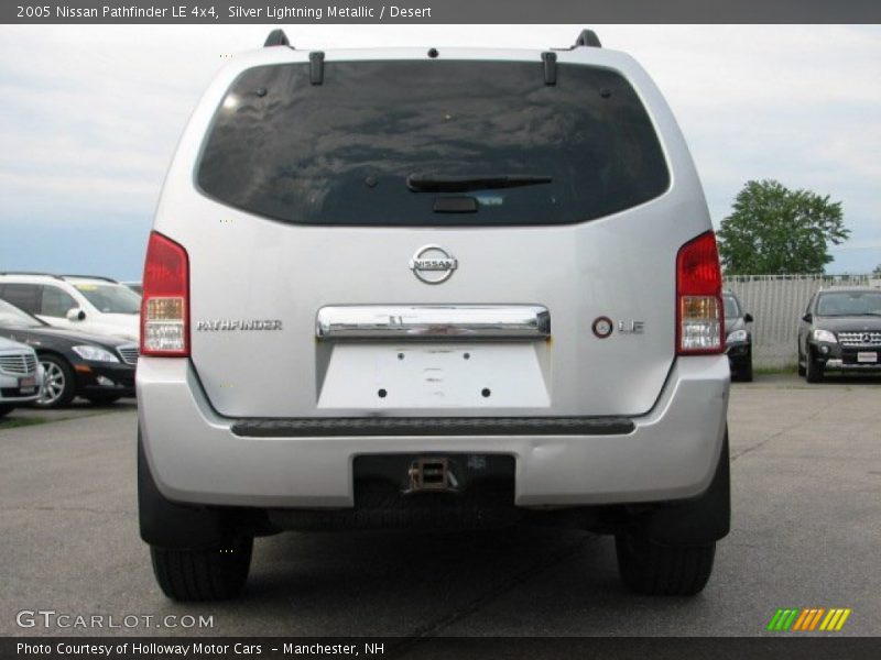 Silver Lightning Metallic / Desert 2005 Nissan Pathfinder LE 4x4