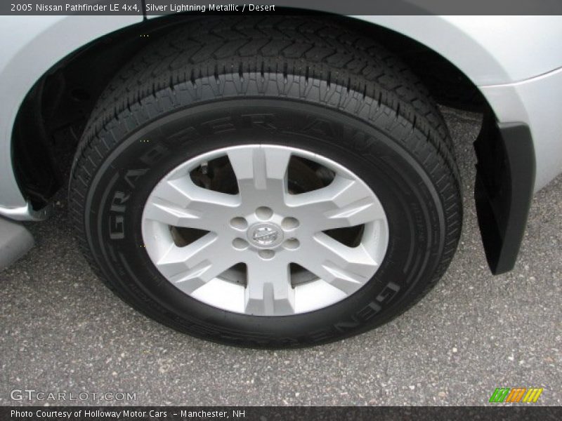 Silver Lightning Metallic / Desert 2005 Nissan Pathfinder LE 4x4
