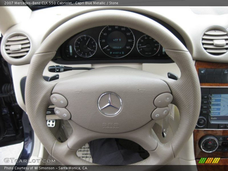  2007 CLK 550 Cabriolet Steering Wheel