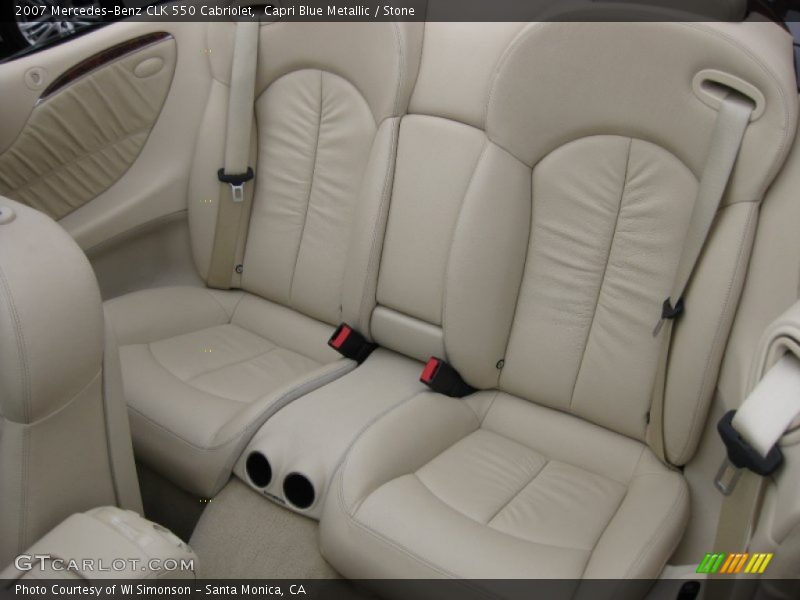  2007 CLK 550 Cabriolet Stone Interior
