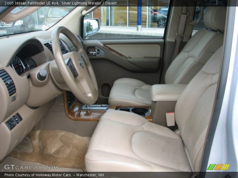 Silver Lightning Metallic / Desert 2005 Nissan Pathfinder LE 4x4