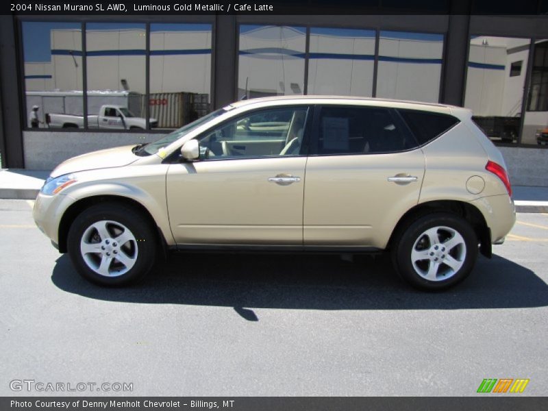Luminous Gold Metallic / Cafe Latte 2004 Nissan Murano SL AWD