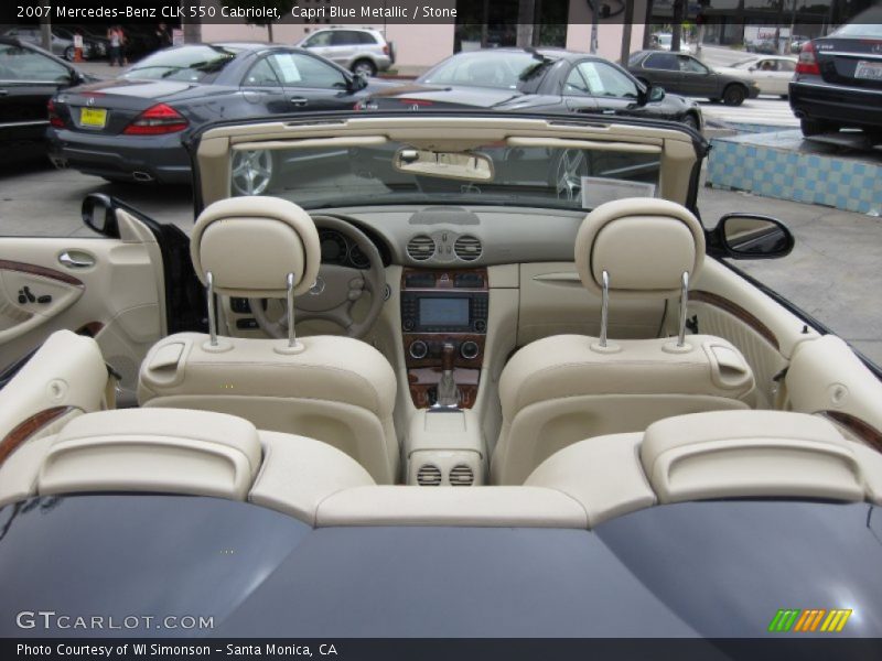  2007 CLK 550 Cabriolet Stone Interior