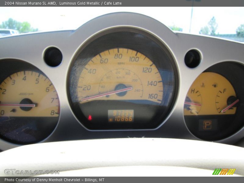Luminous Gold Metallic / Cafe Latte 2004 Nissan Murano SL AWD