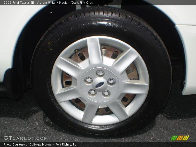 Vibrant White / Medium/Dark Flint Grey 2006 Ford Taurus SE