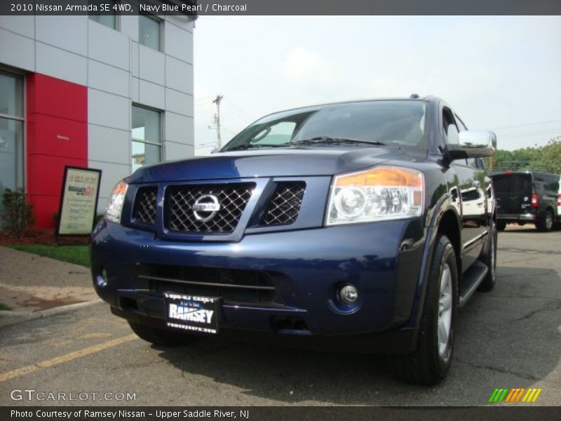 Navy Blue Pearl / Charcoal 2010 Nissan Armada SE 4WD