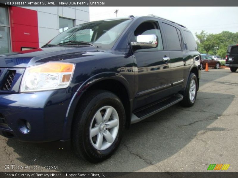 Navy Blue Pearl / Charcoal 2010 Nissan Armada SE 4WD