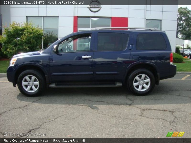 Navy Blue Pearl / Charcoal 2010 Nissan Armada SE 4WD