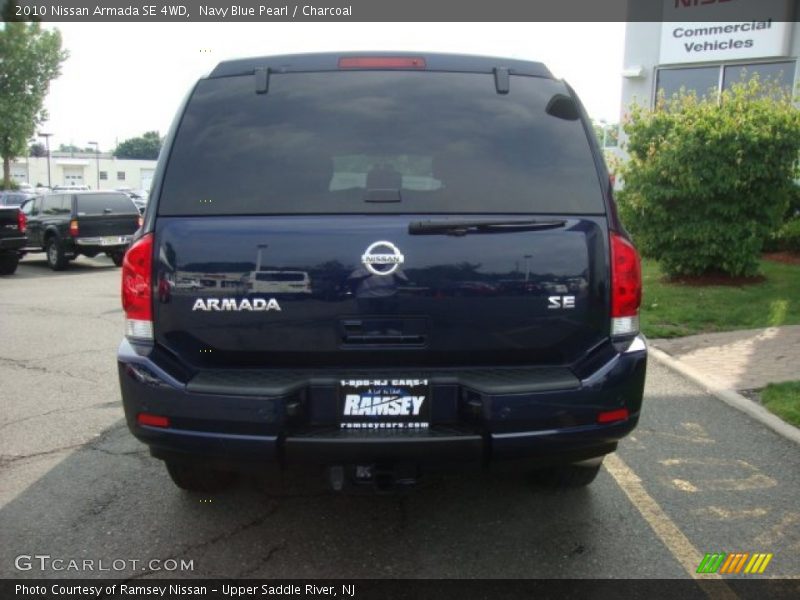 Navy Blue Pearl / Charcoal 2010 Nissan Armada SE 4WD