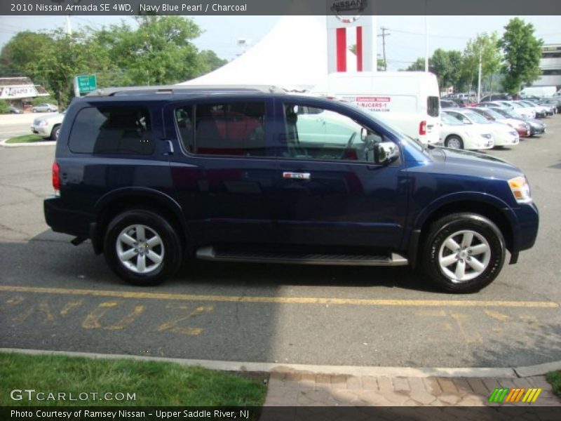 Navy Blue Pearl / Charcoal 2010 Nissan Armada SE 4WD