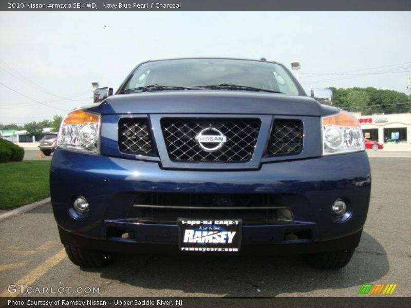 Navy Blue Pearl / Charcoal 2010 Nissan Armada SE 4WD