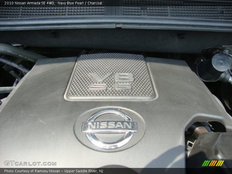  2010 Armada SE 4WD Engine - 5.6 Liter DOHC 32-Valve CVTCS V8