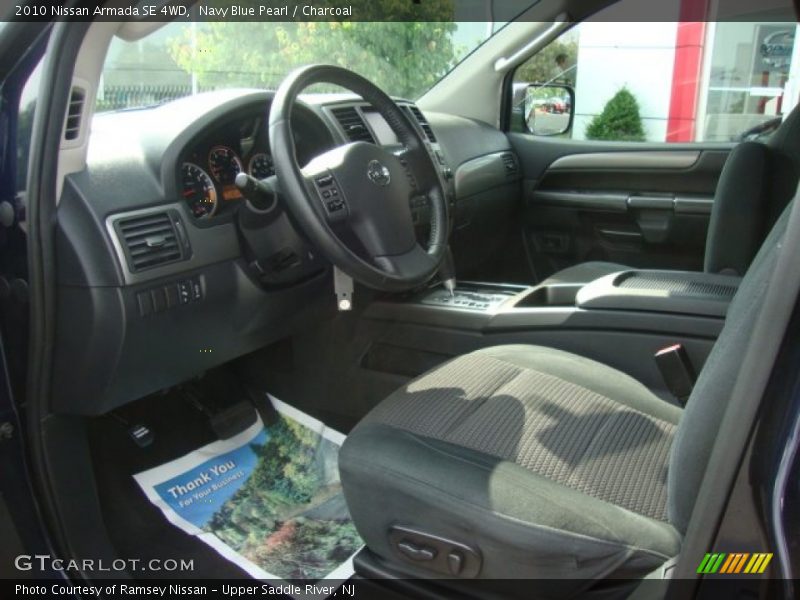 Navy Blue Pearl / Charcoal 2010 Nissan Armada SE 4WD