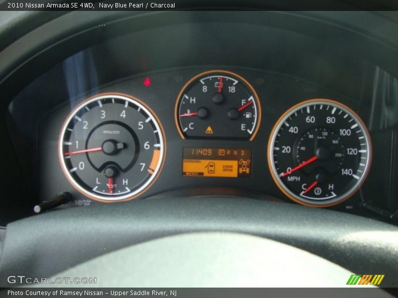  2010 Armada SE 4WD SE 4WD Gauges