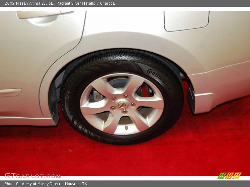 Radiant Silver Metallic / Charcoal 2009 Nissan Altima 2.5 SL