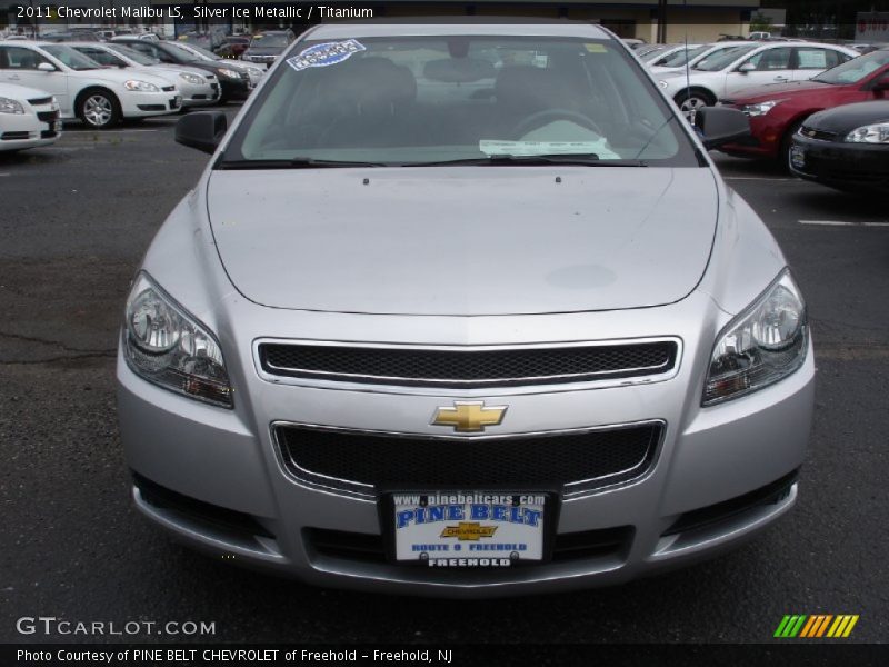 Silver Ice Metallic / Titanium 2011 Chevrolet Malibu LS