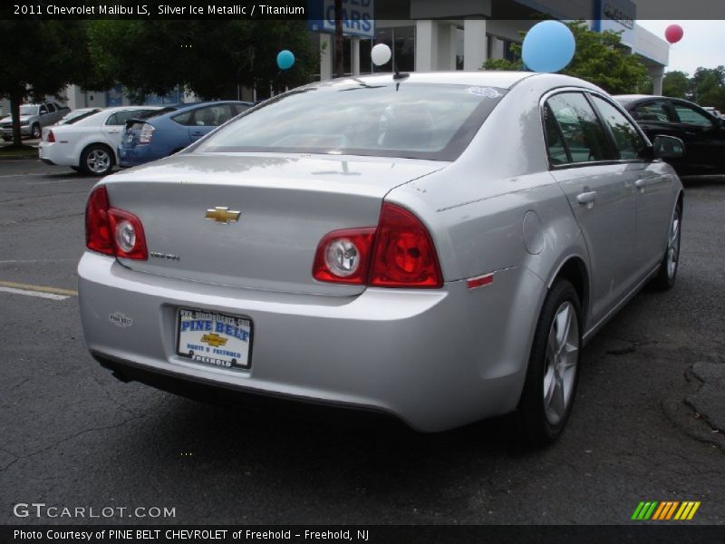 Silver Ice Metallic / Titanium 2011 Chevrolet Malibu LS