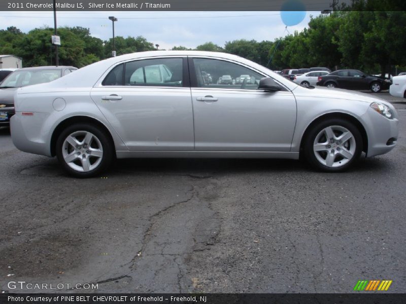 Silver Ice Metallic / Titanium 2011 Chevrolet Malibu LS