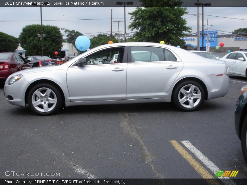 Silver Ice Metallic / Titanium 2011 Chevrolet Malibu LS