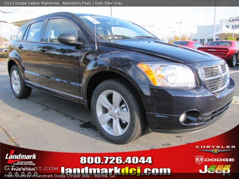 Blackberry Pearl / Dark Slate Gray 2011 Dodge Caliber Mainstreet