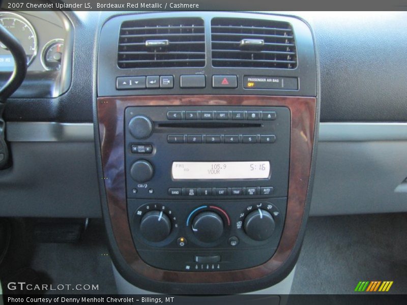 Controls of 2007 Uplander LS