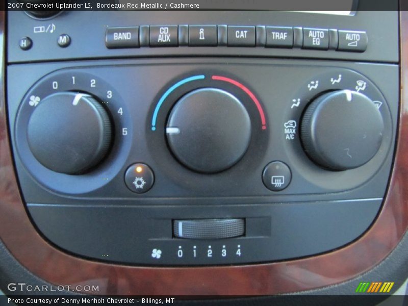 Controls of 2007 Uplander LS