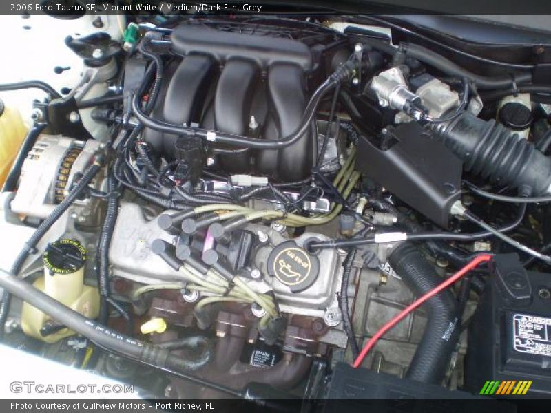Vibrant White / Medium/Dark Flint Grey 2006 Ford Taurus SE