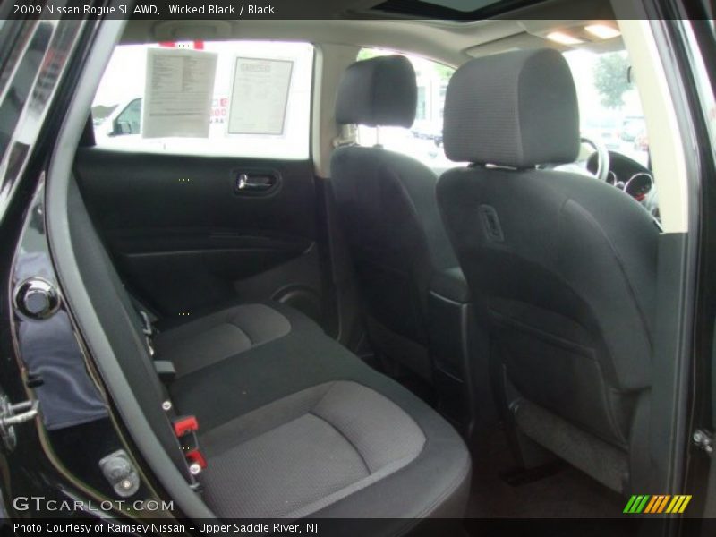 Wicked Black / Black 2009 Nissan Rogue SL AWD