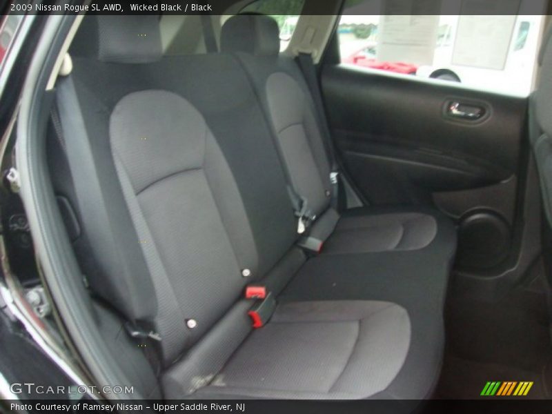 Wicked Black / Black 2009 Nissan Rogue SL AWD