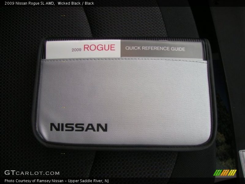 Wicked Black / Black 2009 Nissan Rogue SL AWD
