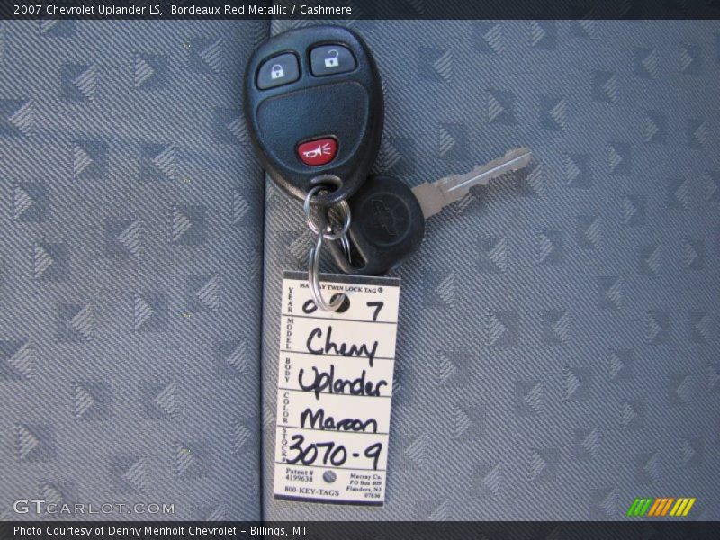 Bordeaux Red Metallic / Cashmere 2007 Chevrolet Uplander LS