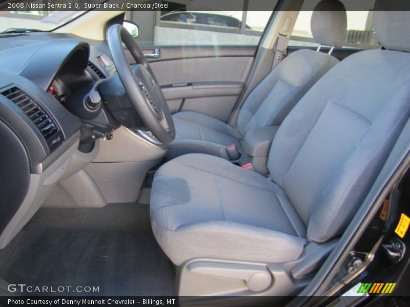 Super Black / Charcoal/Steel 2008 Nissan Sentra 2.0